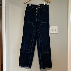 Jesse Kamm patch front handy jeans